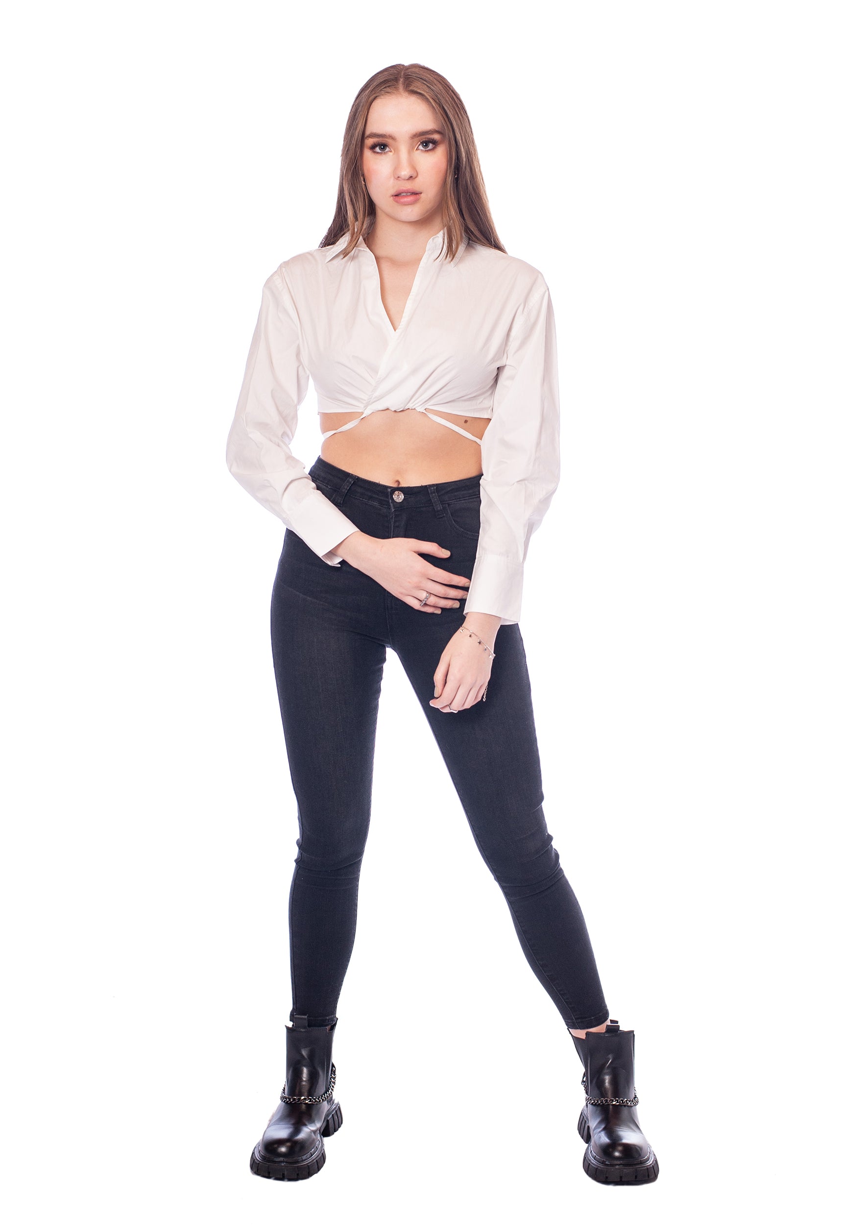 Blusa listón para mujer