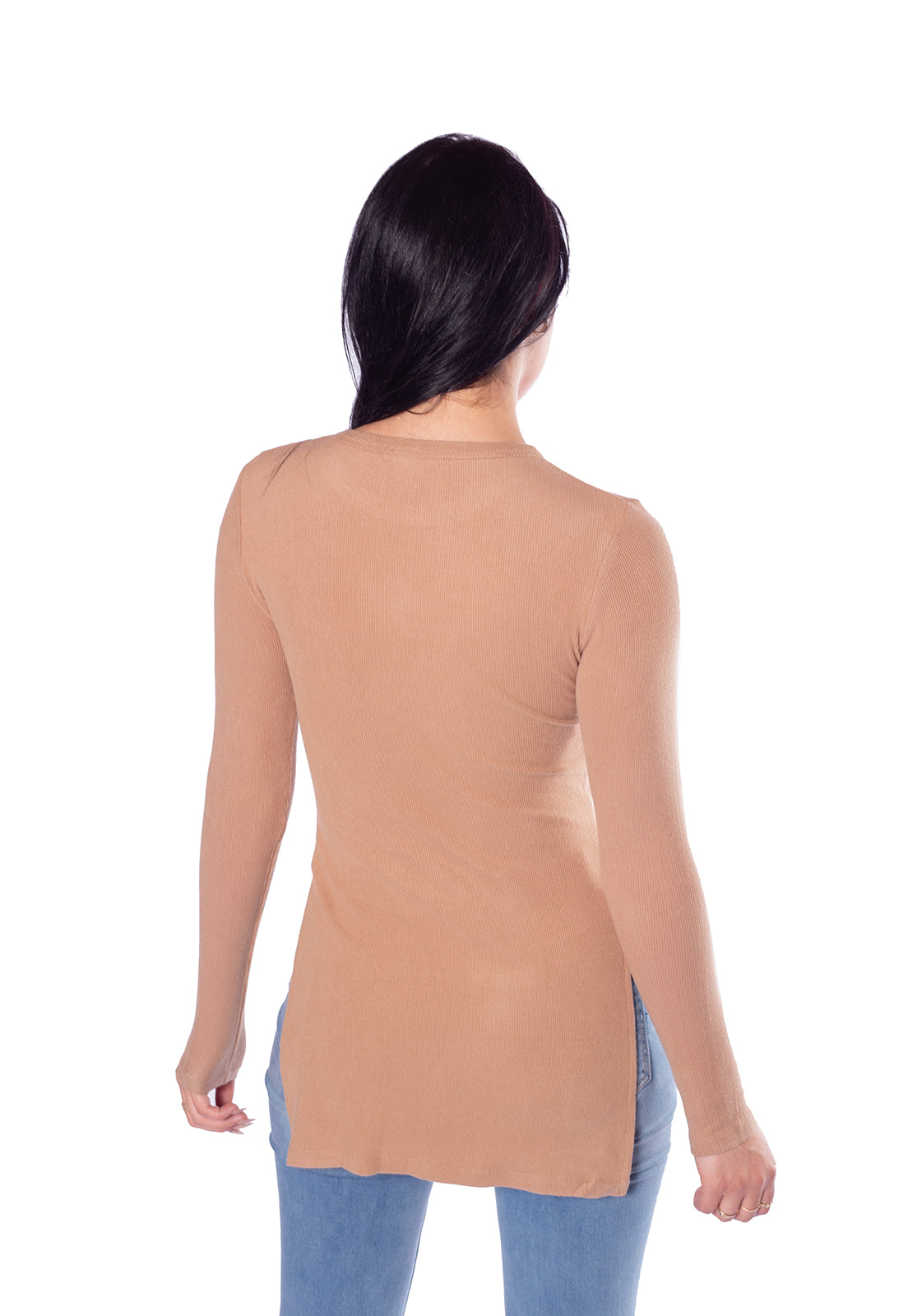 Maxi Camiseta Café Para Mujer