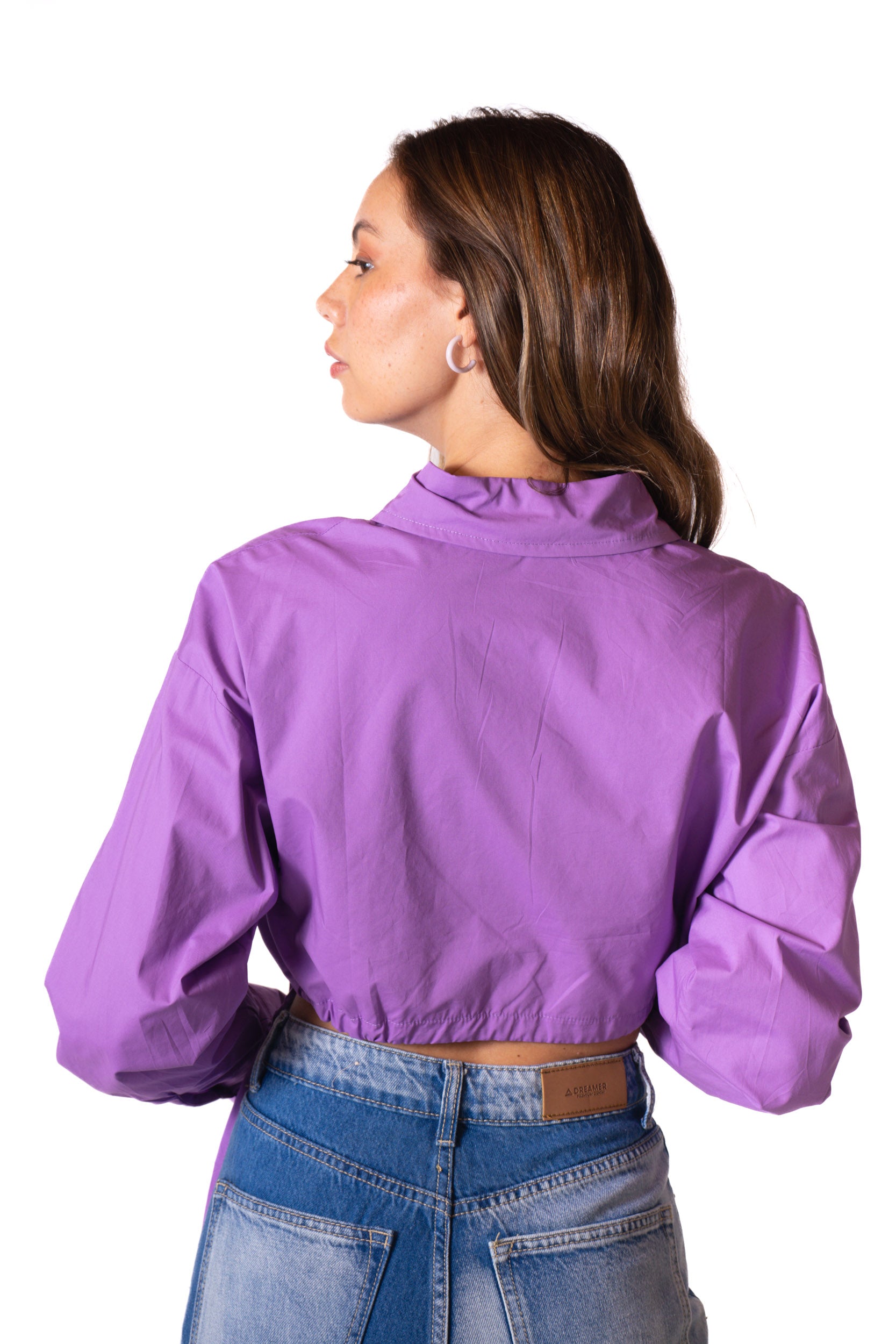 Camisa Cropped Para Mujer