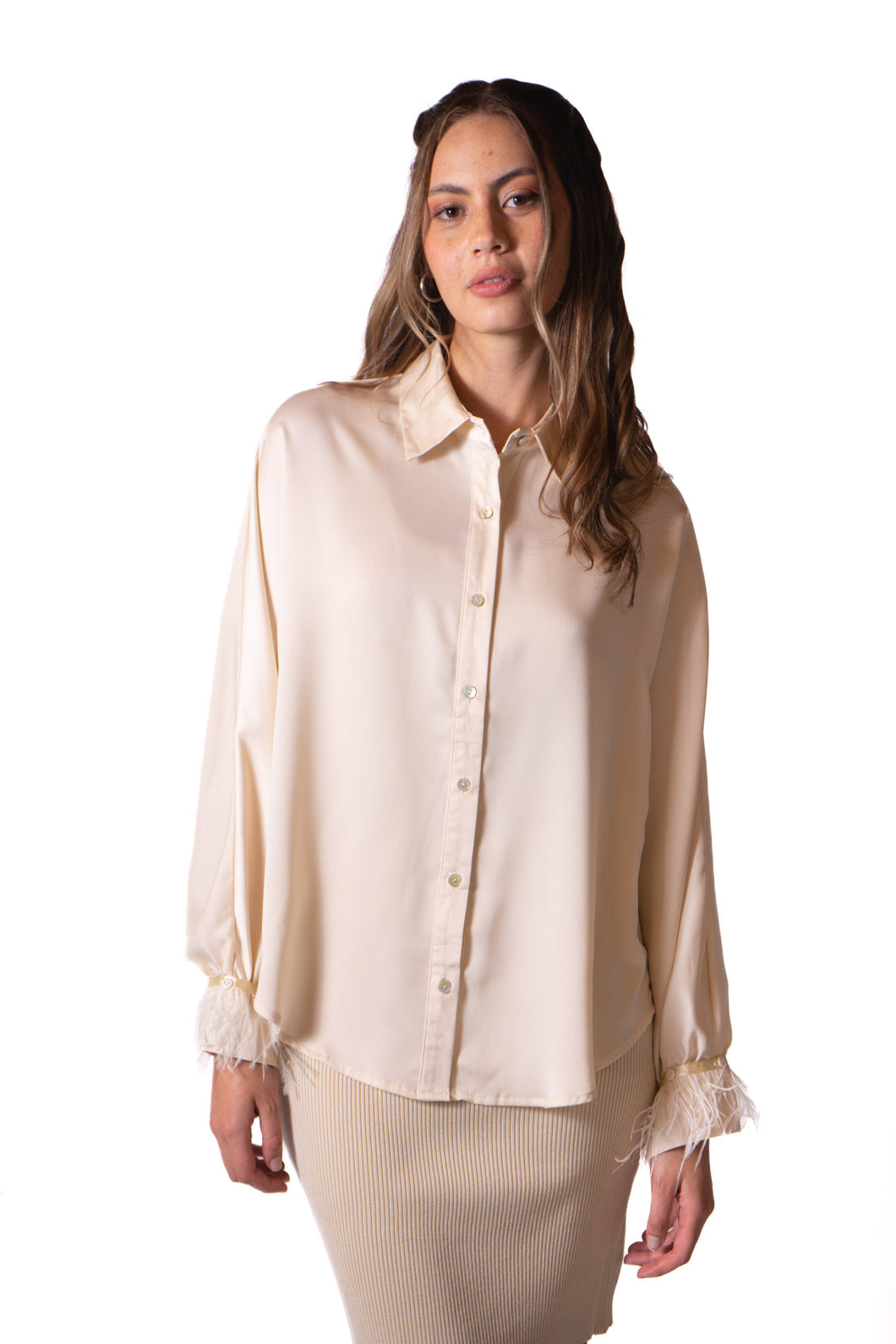 Blusa En Satín Para mujer